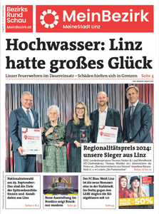 Am Titelblatt von der Bezirksrundschau